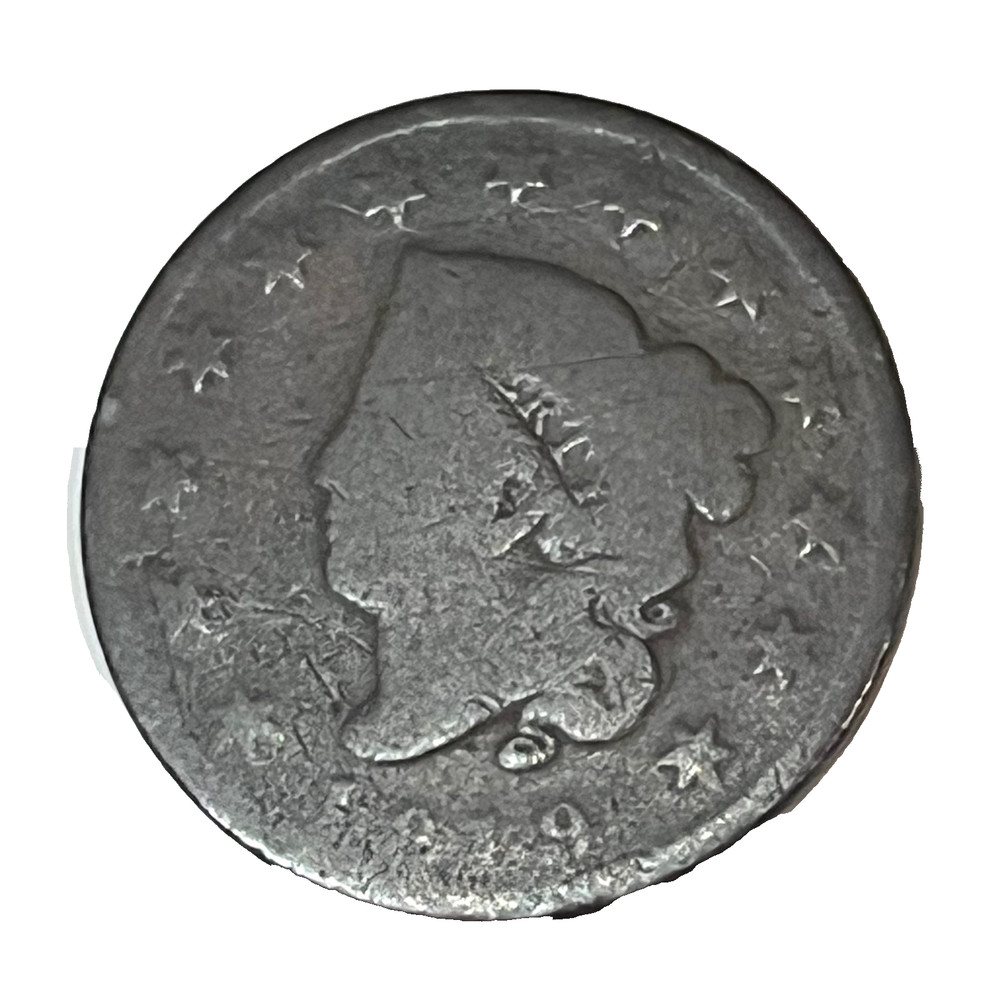 1828 Large Cent, Coronet Head, Copper - #LC128