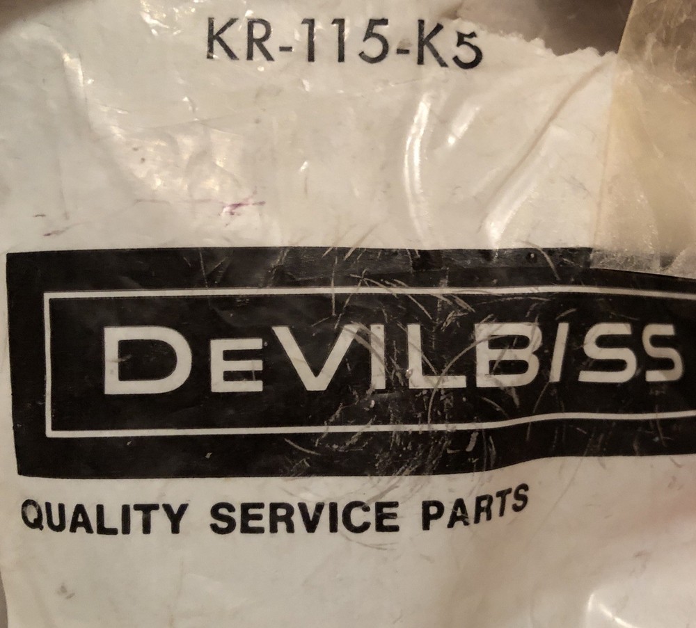 Devilbiss KR-115-K5 Drip Free Diaphragm For Suction Cup 1 Piece
