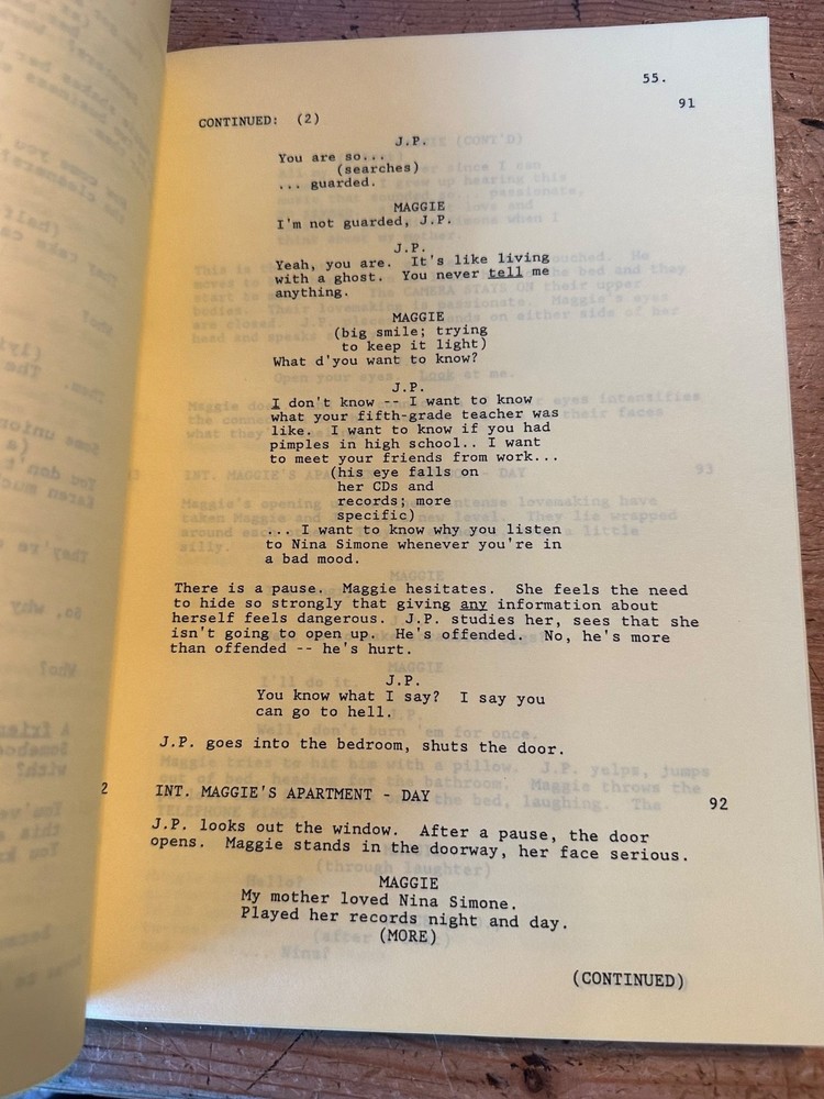 POINT OF NO RETURN MOVIE ORIGINAL SCREENPLAY SCRIPT ROBERT GETCHELL