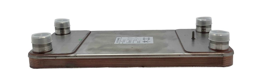 10"x20" 10 Plate with 1.5" Male Pipe Threaded Ports