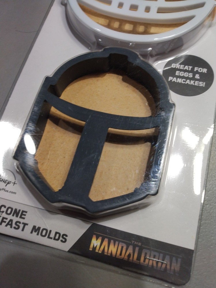 Star Wars The Mandalorian 2 Silicone Egg & Pancake Breakfast Molds