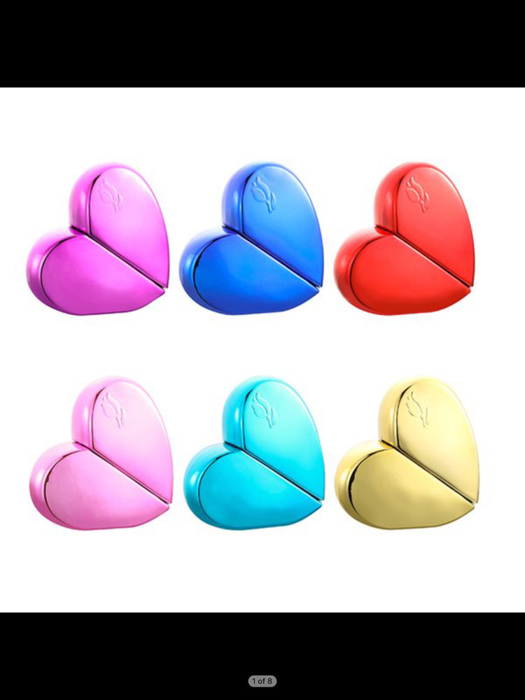 12 Pack, 25ml Heart Shaped Spray Perfume Bottle, EMPTY Bottles