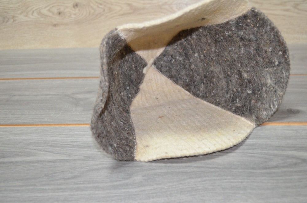 Russian Sauna Hat Felt Spa Hat Wool Шапка Для Бани Accessories Felt bath acces