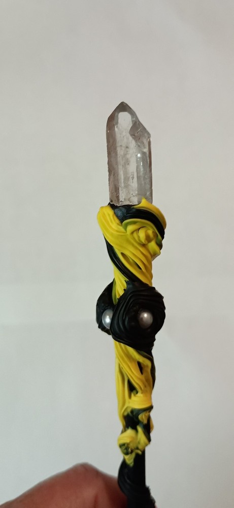 Magic Elestial Quartz Crystal Wand