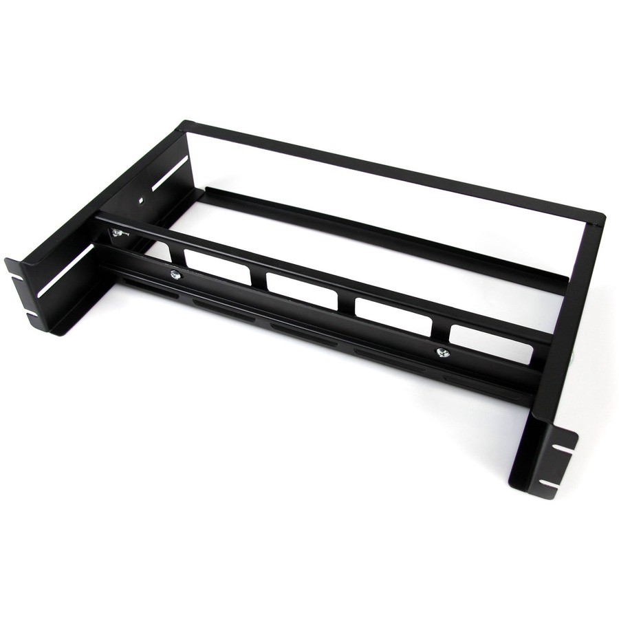 StarTech Rackmount DIN Rail Kit with Top Hat/Mini/G Rails - Steel - Black