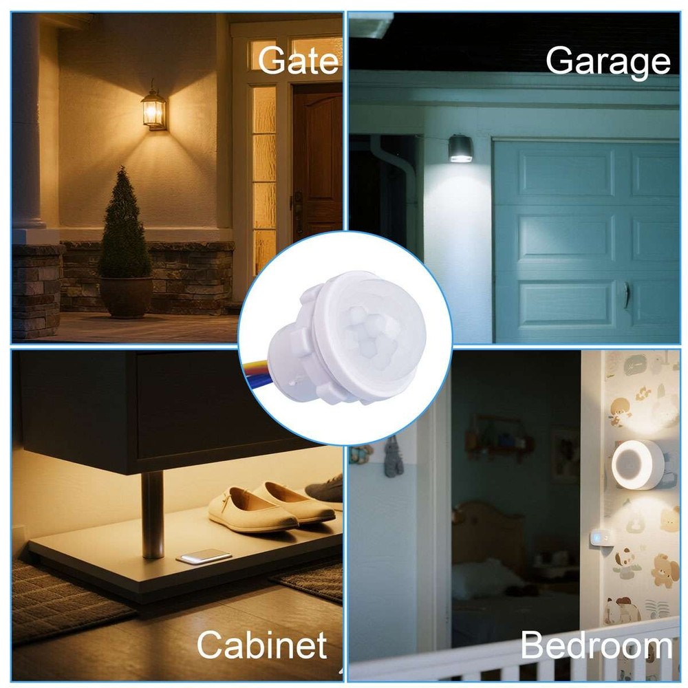 PIR Infrared Motion Sensor Detector Smart Switch AC 110V Light Lamp Switch Auto