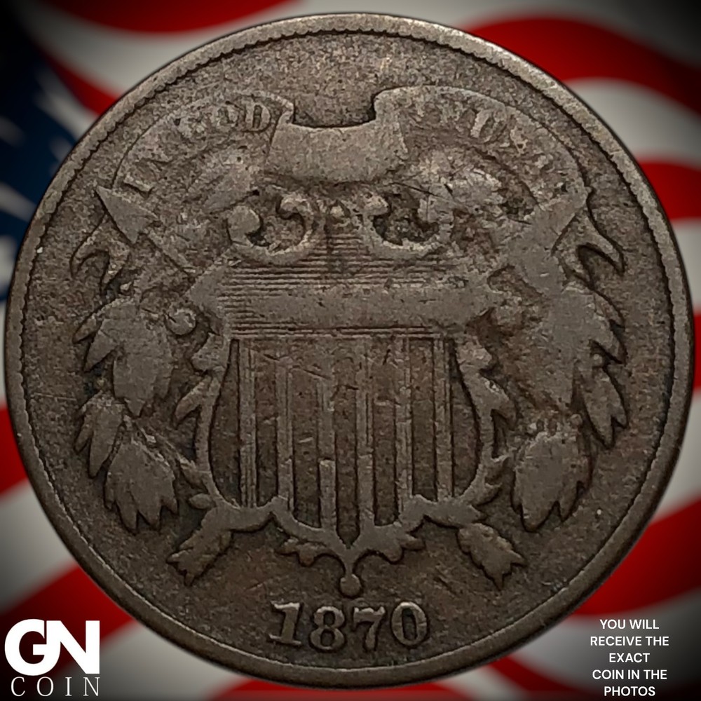1870 2 Cent Piece Z5549
