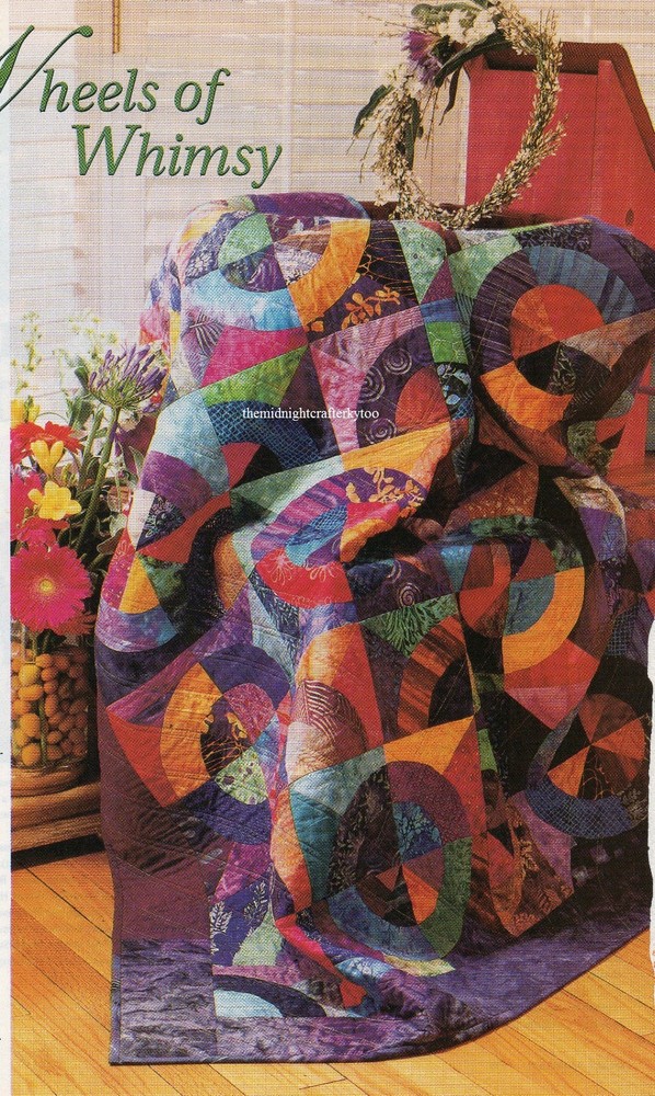 Wheels Of Whimsy Quilt Pattern Pieced MP
