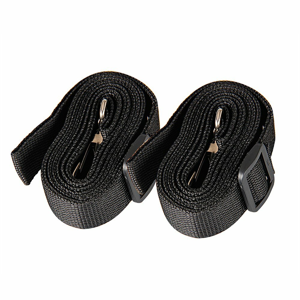 Pair BLACK AdjustableTo 96" Bimini Top Straps Boat Hardware Nylon Webbing 78811