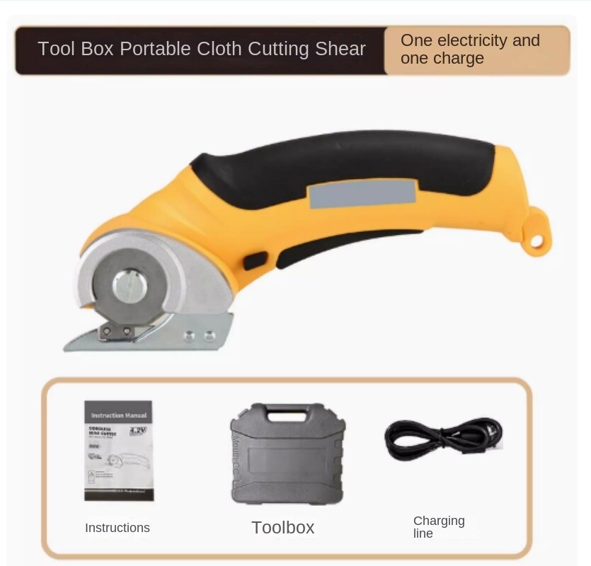 Small Electric Scissors Fast Cutting Fabric Leather Cutting Machine Tool