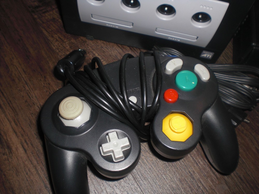 Nintendo GameCube Console System Original w Controller Power Cord AV BLACK #3