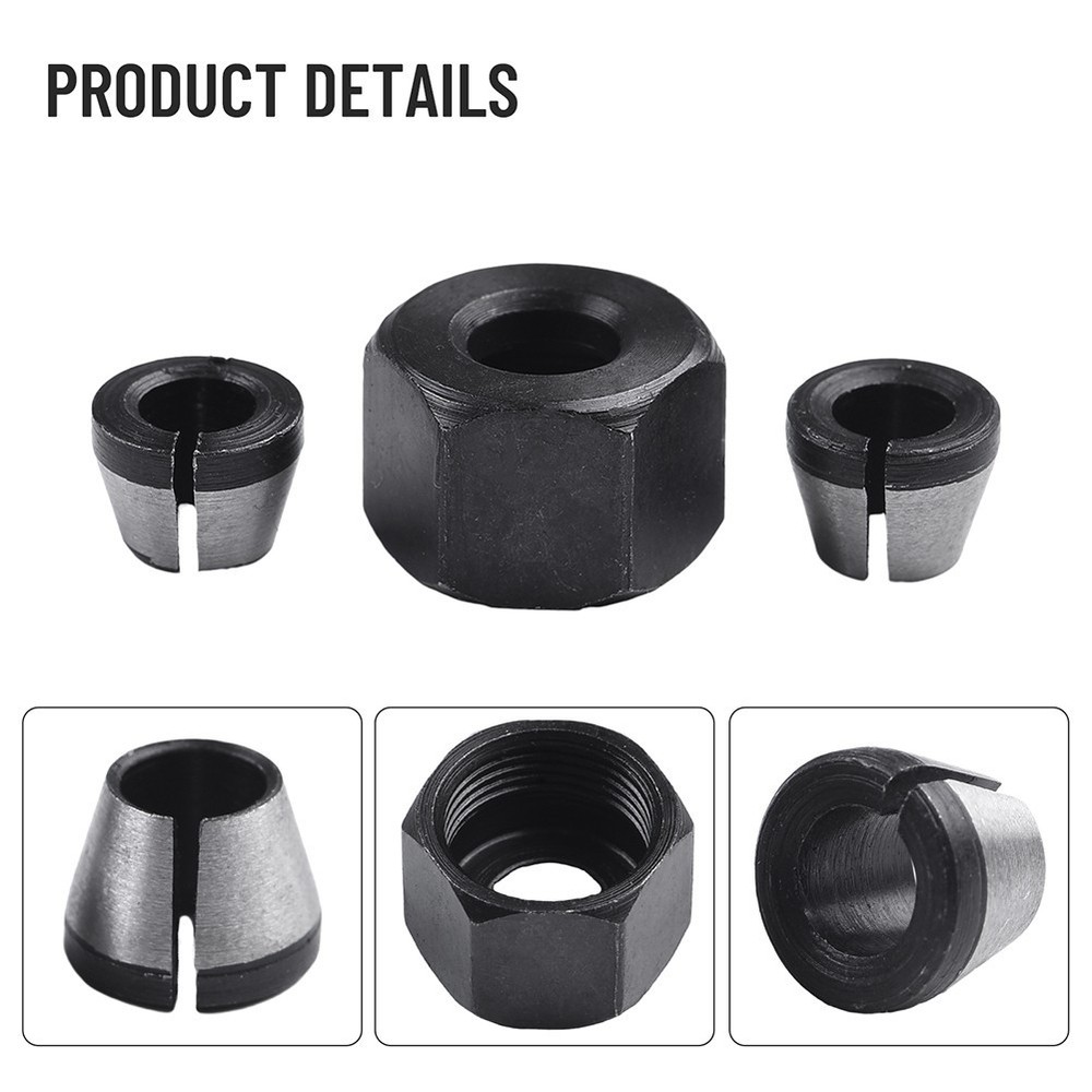 Professional Collet Chuck Adapter for Multi Purpose Chuck Conversion 5pcs Set