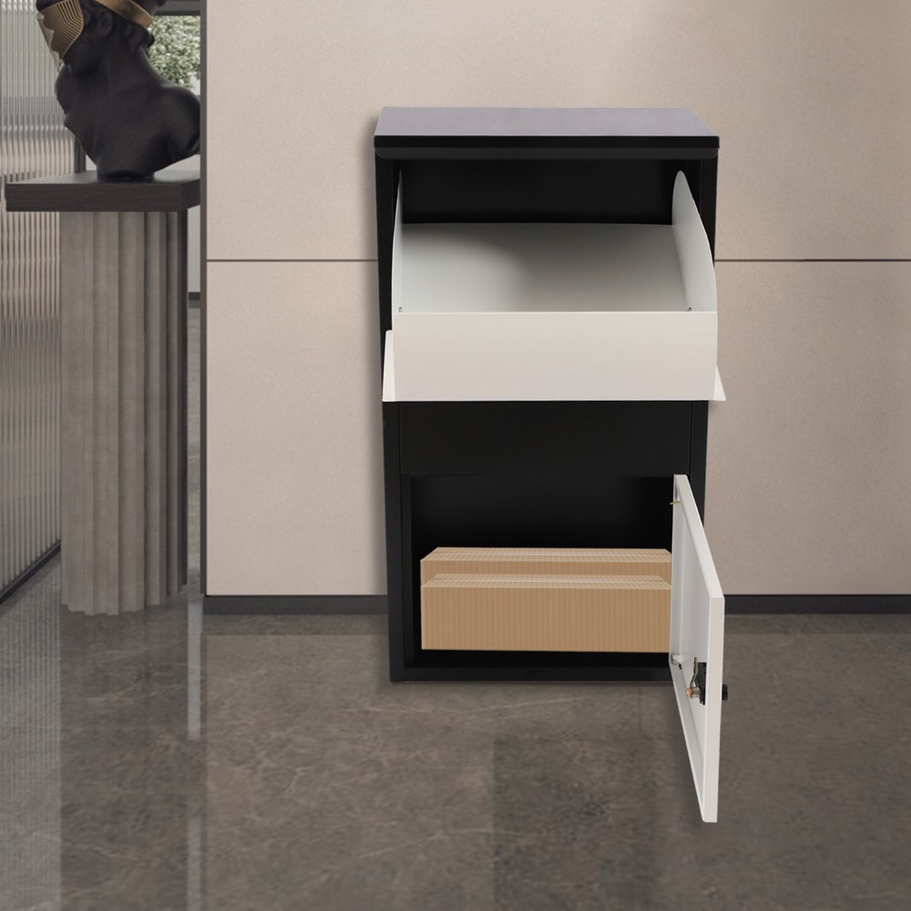 Package Delivery Box, Mail Parcel Drop Box, Lockable Mailbox, Package Container
