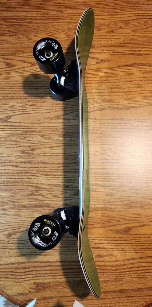 ZERO Skateboards Black Bart "BONES" Simpson 32" Double Kick,+Xtra Wheels n Grip.