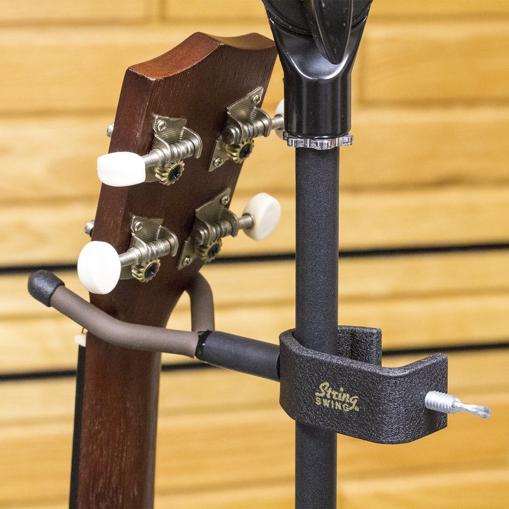 String Swing Ukulele or Mandolin hanger for Mic Stands and single,