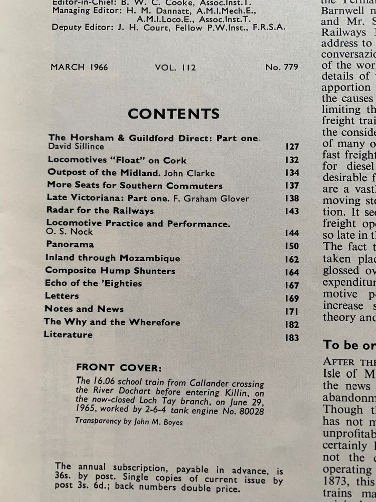 The Railway Magazine - 1966 - complete year