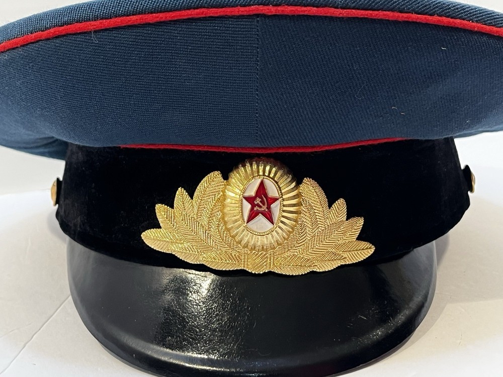 Vintage Soviet Union Officer's Visor Cap