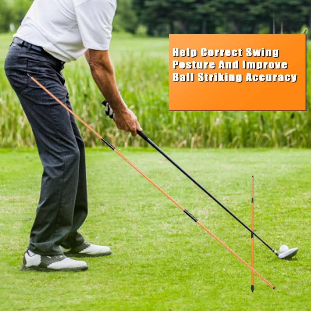 Professional 2 or 3 or 4 Pack Collapsible Golf Alignment Sticks, Premium 40" ...