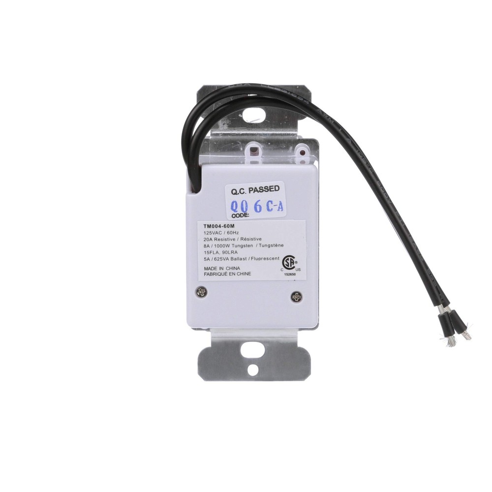 60 Minute Spring Wound Timer; White, 59717