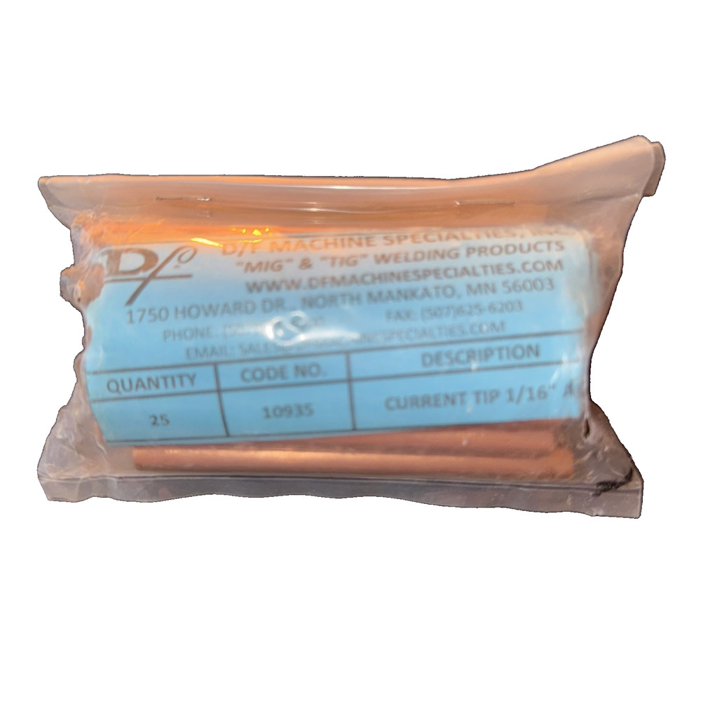 Current Tip 1/16" AL 25 Pack