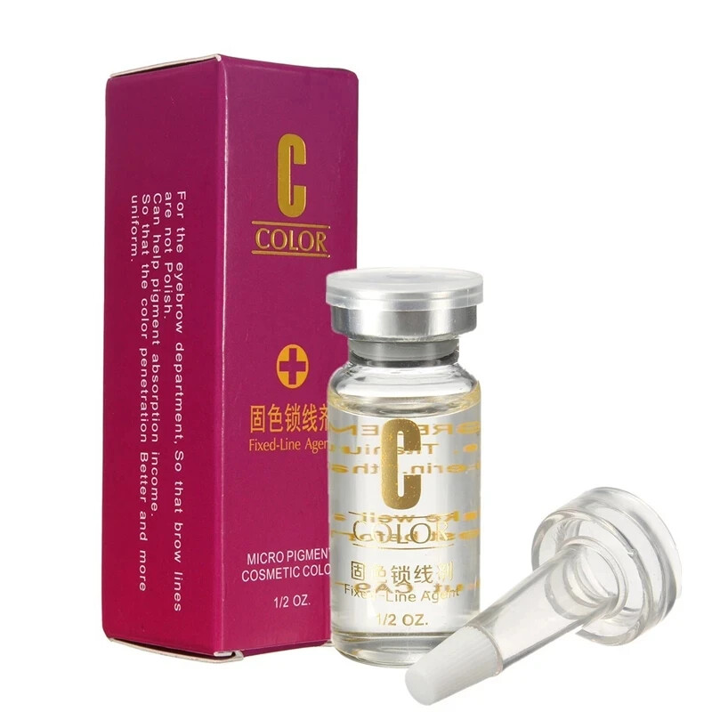1pcs 15ml Microblading Pigment Fixing Agent Fixed Line Permanent Ink Colour Lock