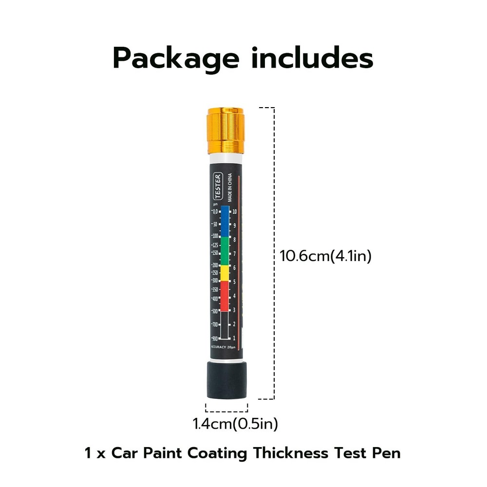 Mcbazel Paint Thickness Tester Meter Gauge, Magnetic Car Coating...