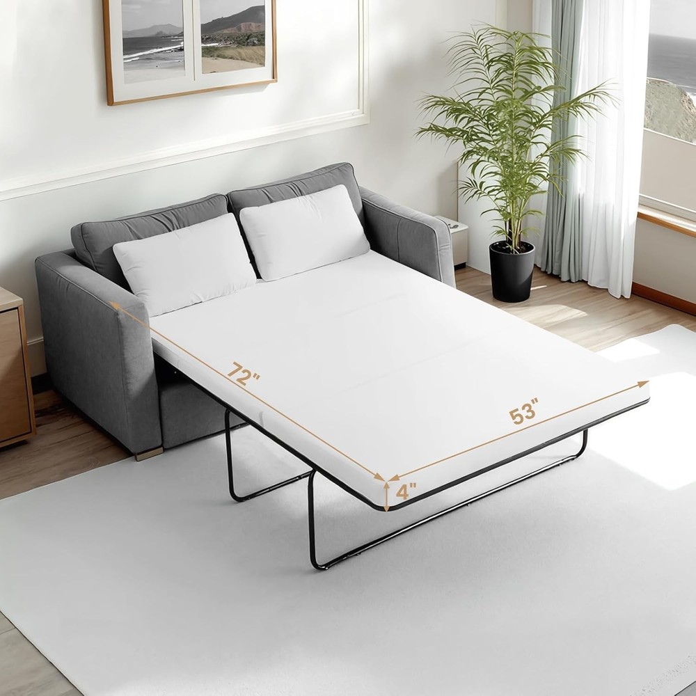 SUNYRISY Pull Out Couch for Sleeper Couch Beds Guest Foldable Sofa Bed Mattress