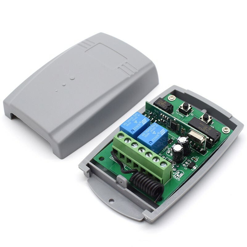 12V Wireless Remote Control Relay Switch 2CH Receiver Module +RF Transmitter Set
