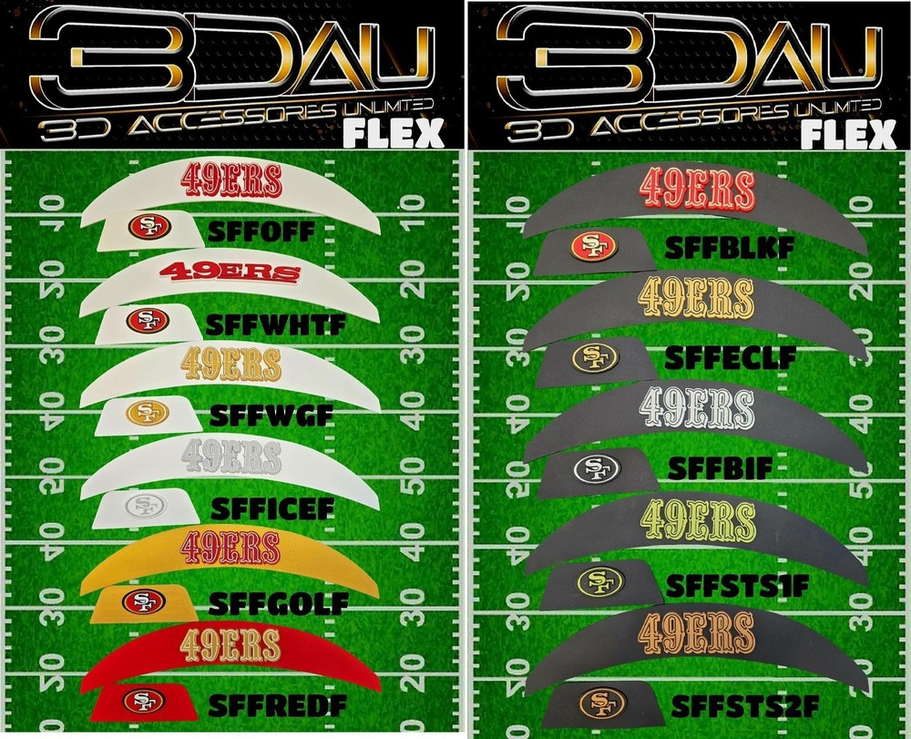 San Francisco 49ers 3D Front & Back SpeedFlex Bumpers