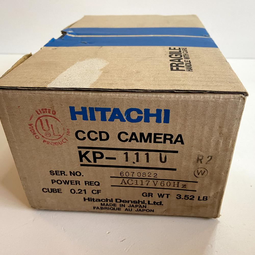 Hitachi CCD Camera Television KP-111U CCTV All Solid State with Manual xtra Part