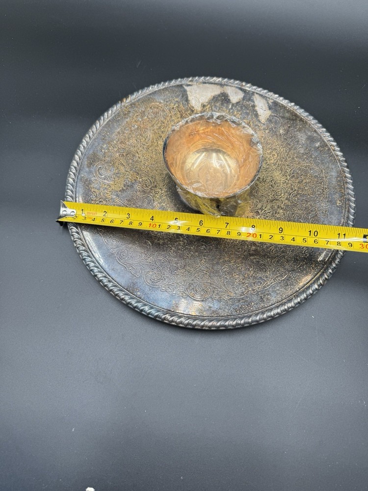 W.M. Rogers Silver Plate With Condiment Bowl