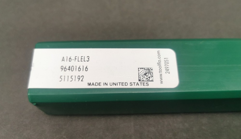 TOOL FLO Notch Holder Grooving Tool Bar A16-FLEL3/ 2406371