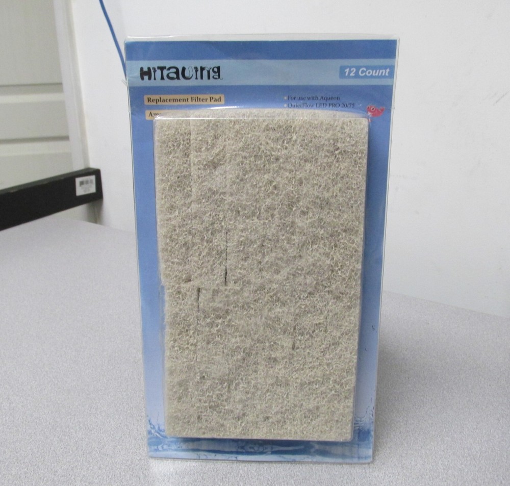 Hitauing Replacement Aquarium Filter Pad 12/Pack for QuietFlow LED Pro 20/75