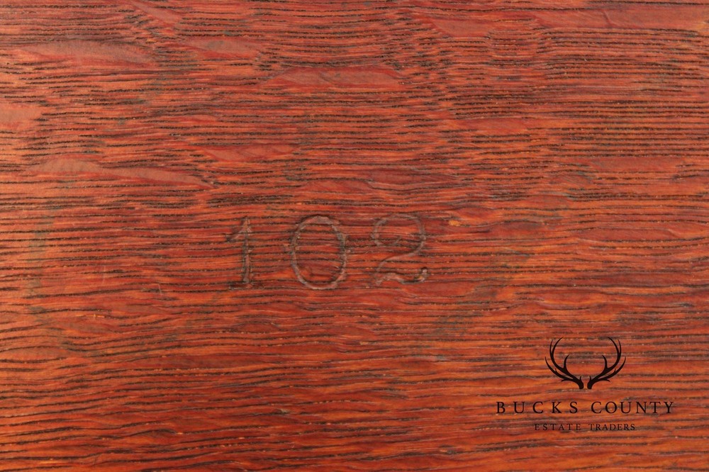 L. & J.G. Stickley Mission Oak Writing Desk