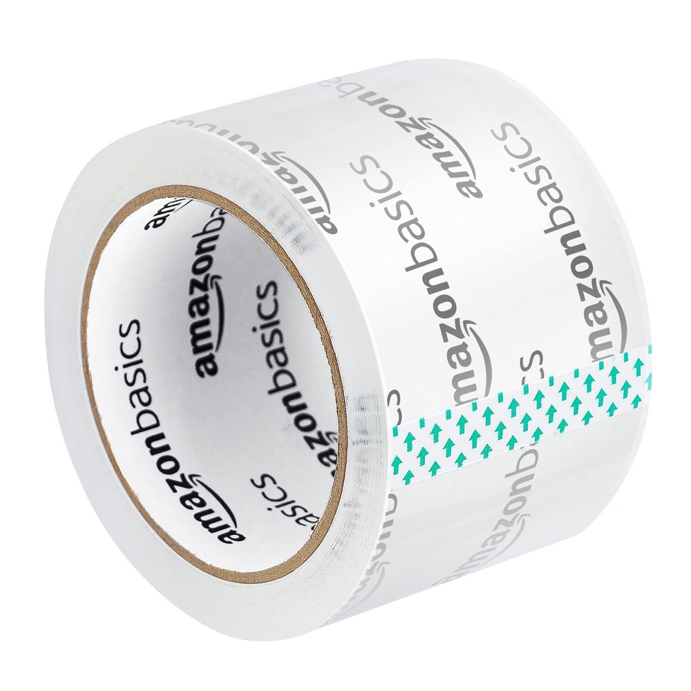 Amazon Basics Extra-Wide Packing Tape, Moving, Storage, Packing, 6-Pack