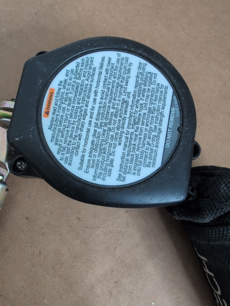 FallTech Duratech Mini 6' SRL w/ Steel Snap Hook **PREOWNED**