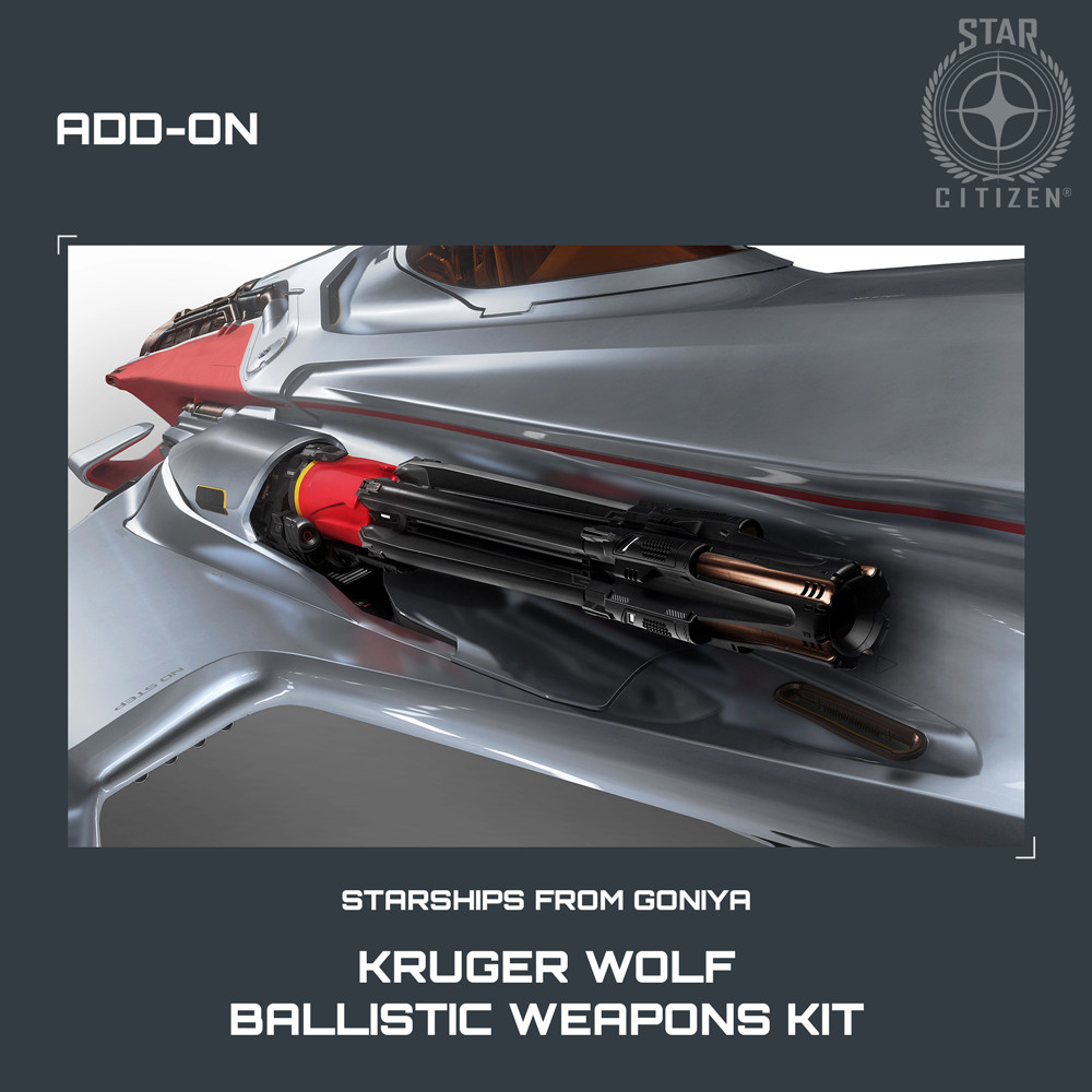 STAR CITIZEN - ADD-ONS - KRUGER WOLF - BALLISTIC WEAPONS KIT