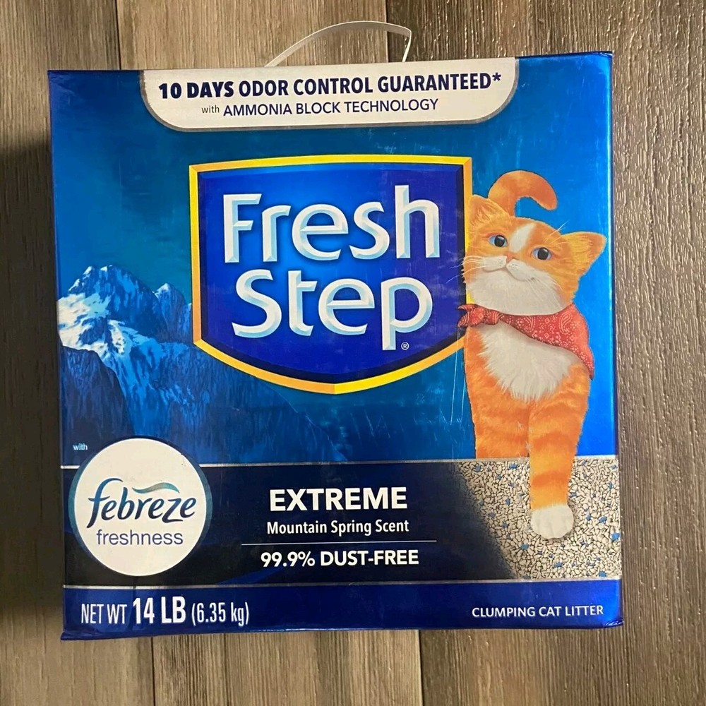 Fresh Step Clumping Cat Litter Multi-Cat Odor Control 14 lbs