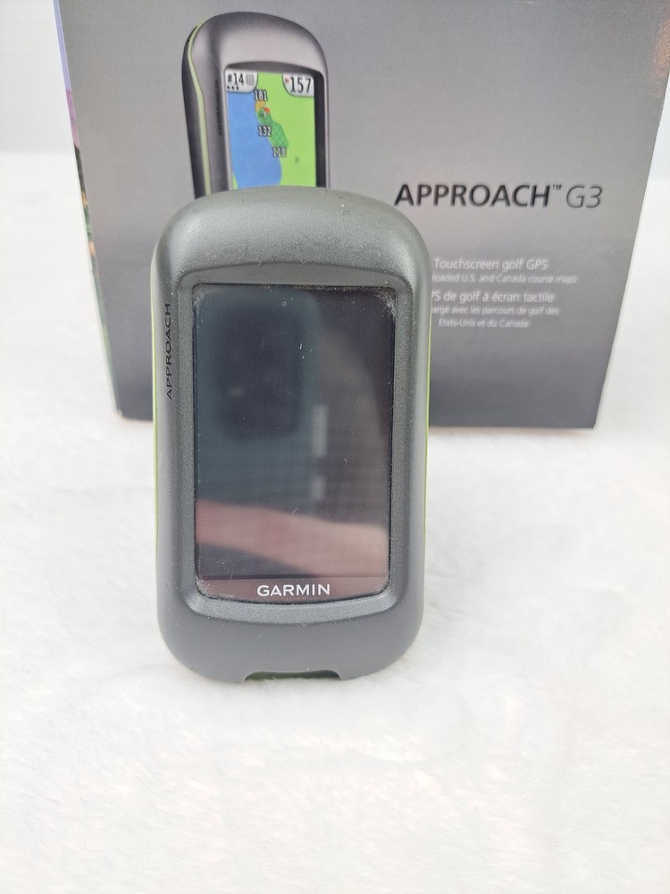 Garmin Approach G3 Handheld Golf GPS with Color Touch Screen Display Untested