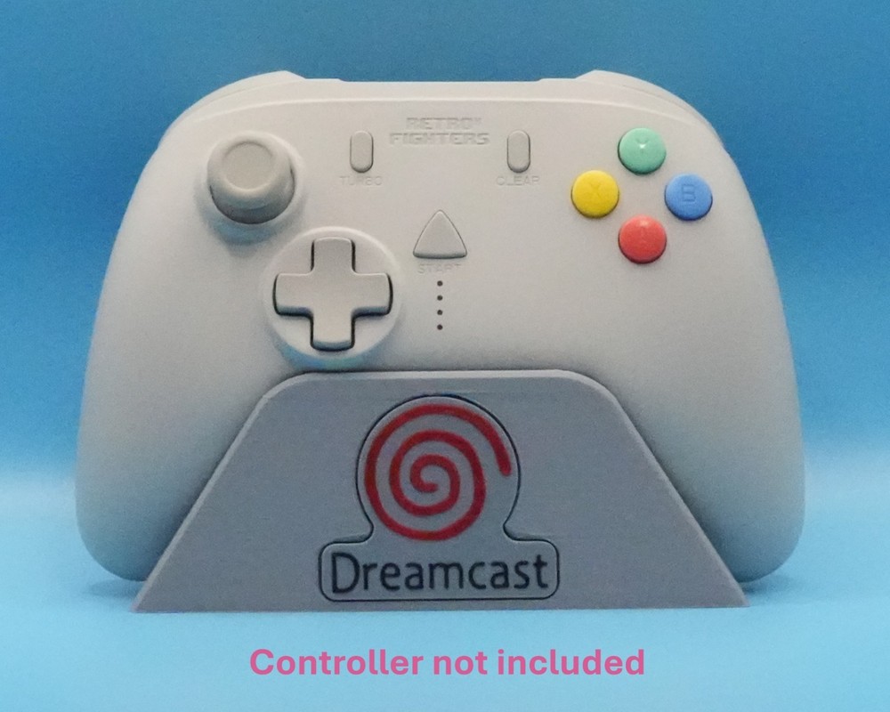 Stand For Sega Dreamcast Retro fighter controller CUSTOM 3D PRINT.