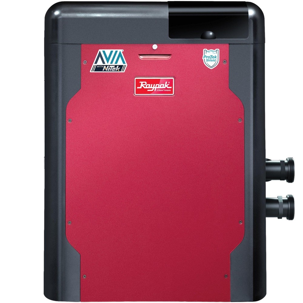 Raypak AVIA HD P-R264A-EN-N Natural Gas Pool Heater with NiTek Heat Exchanger