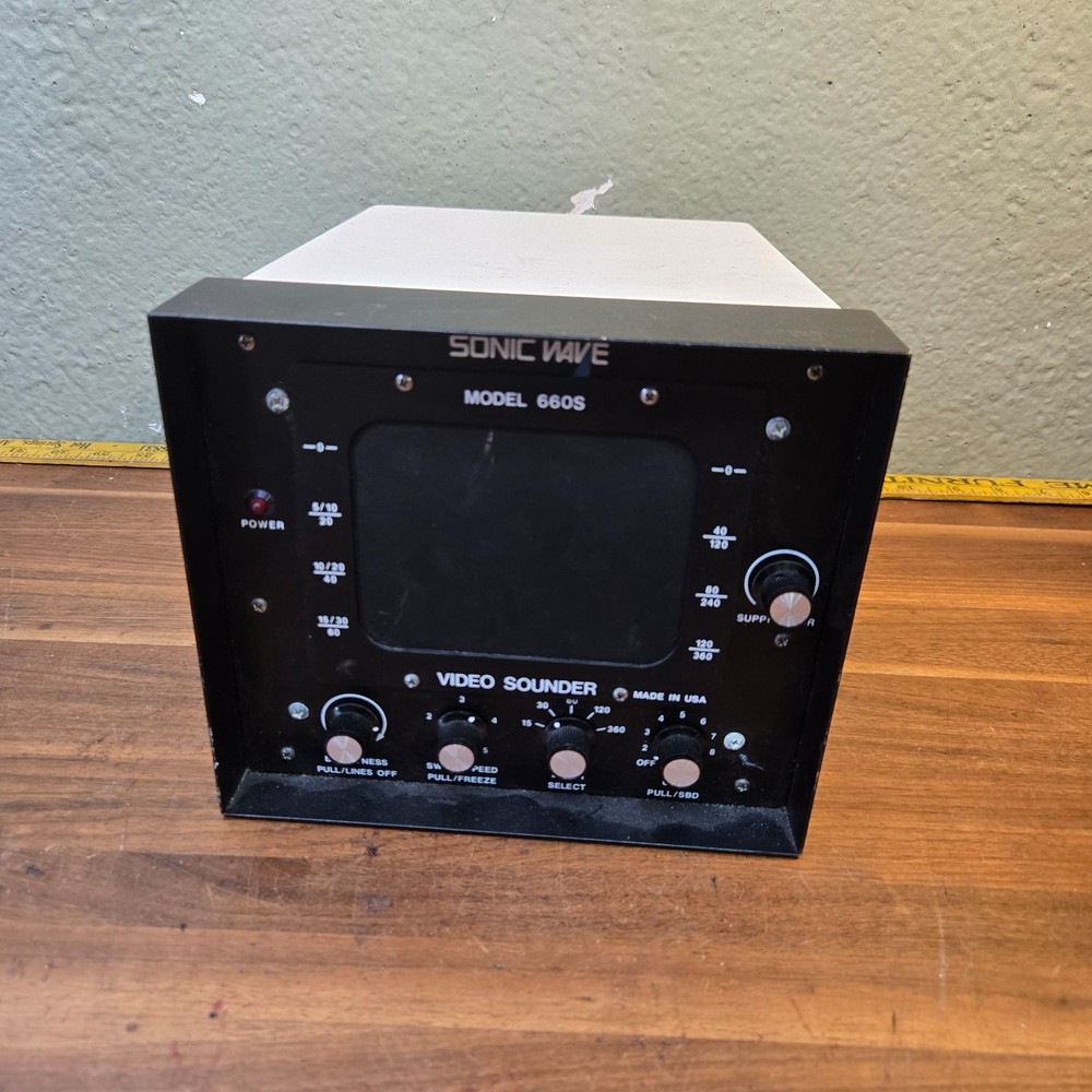 BH Electronics Sonic Wave Video Sounder Model 660S  Untested