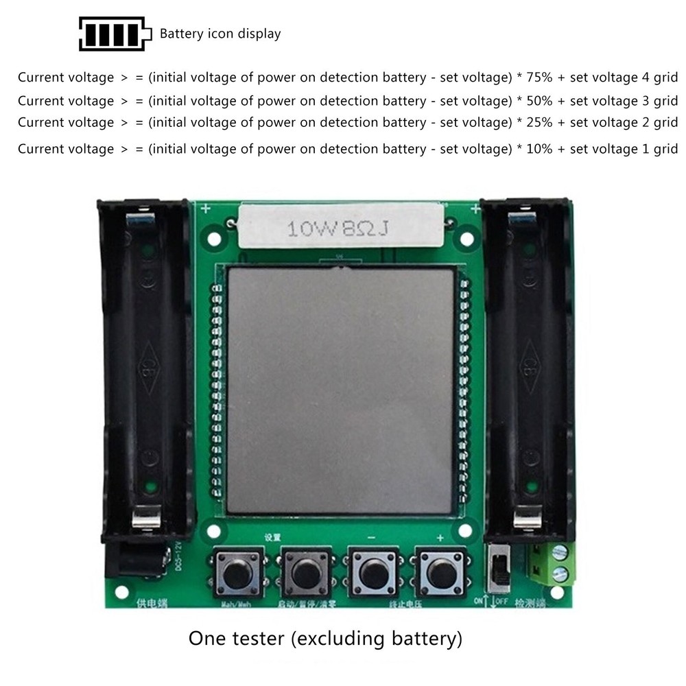 18650 Capacity Tester Module High Precision LCD Digital Display True Capacity