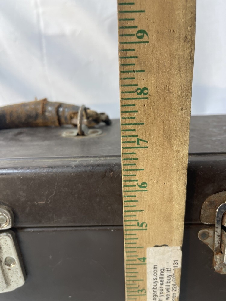 Vintage SK Tool Box Leather Handle 19”