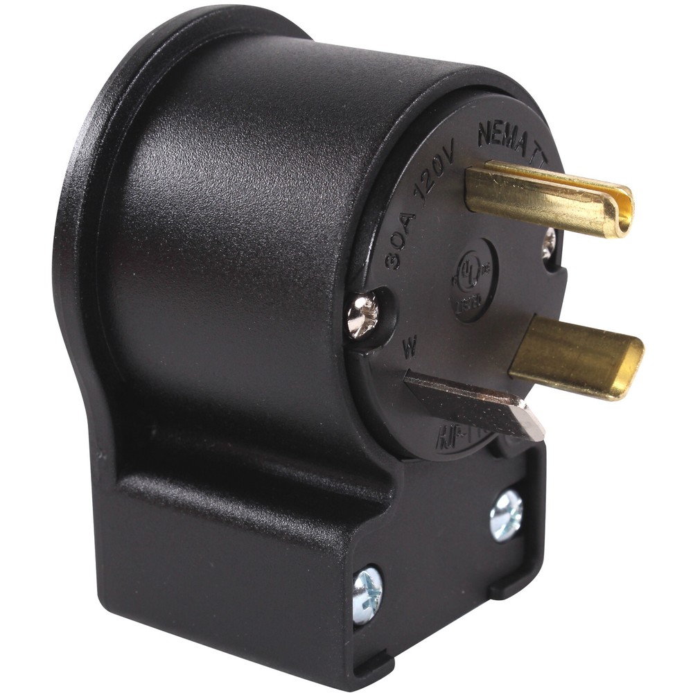 SAFE-UL Listed 30 Amp RV Plug Replacement Male Plug End Camper Power Adapter 30A