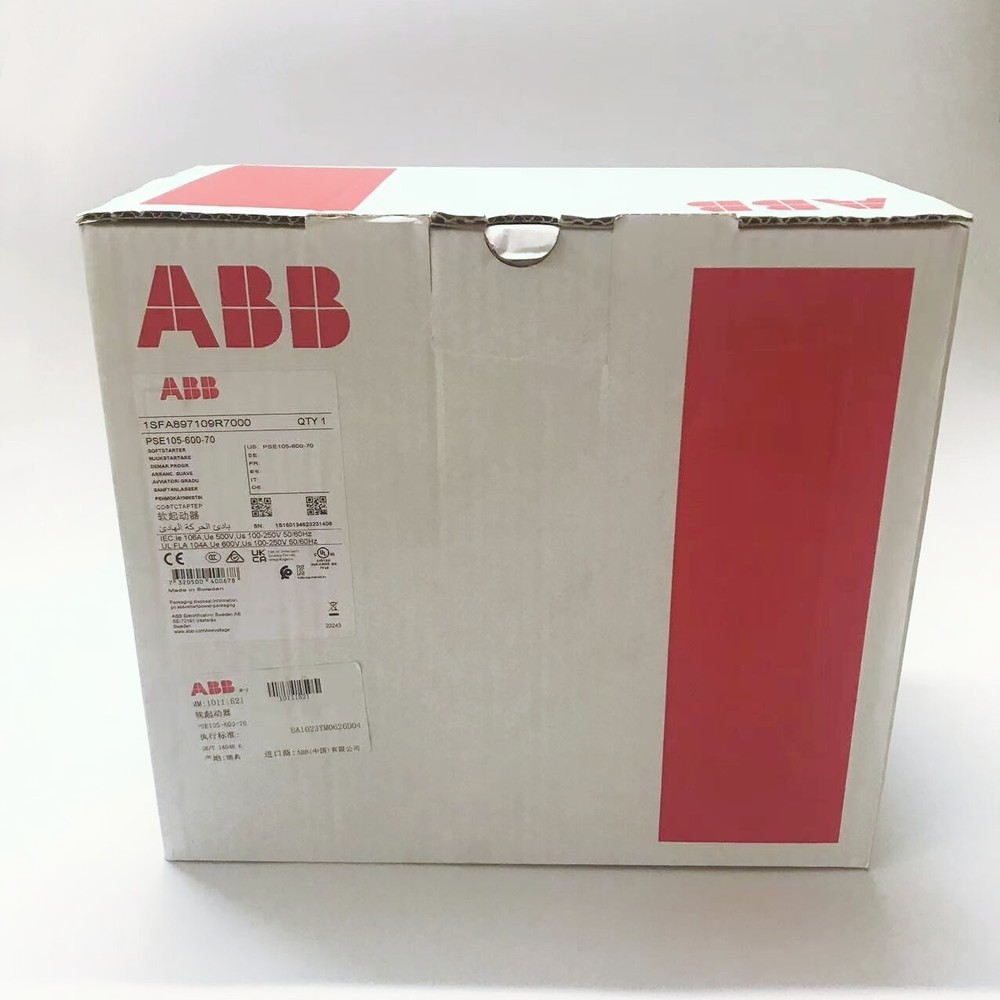 1pc ABB PSE105-600-70 Soft Starter 106A
