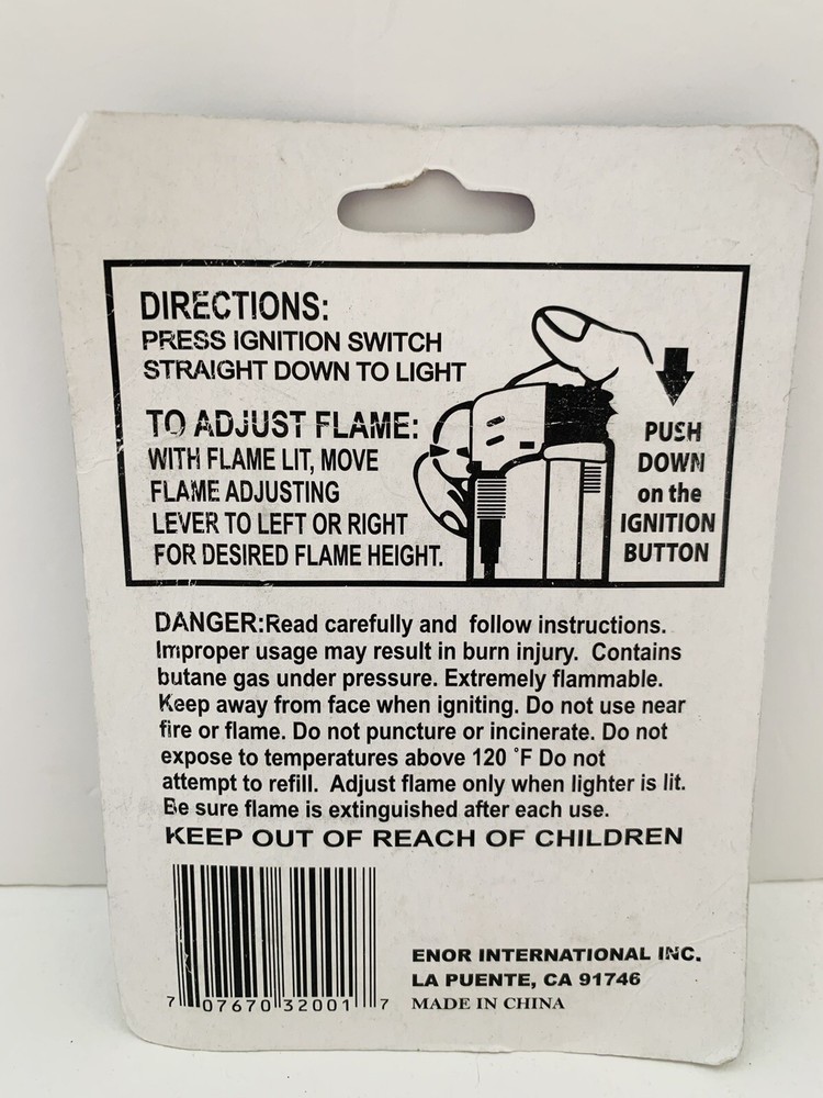 Lite Electronic Refillable Lighters w/ Adjustable Flame *Set of 3*