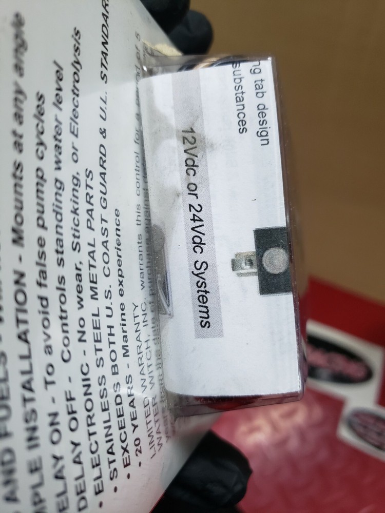 Water Witch 12 volt Electronic Bilge Pump Float Switch 12v Boat M19 SOLID STATE