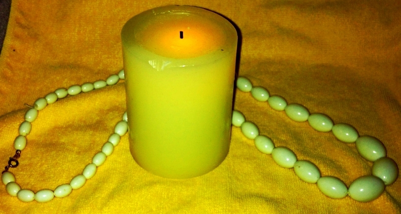 Handmade beaded White necklace