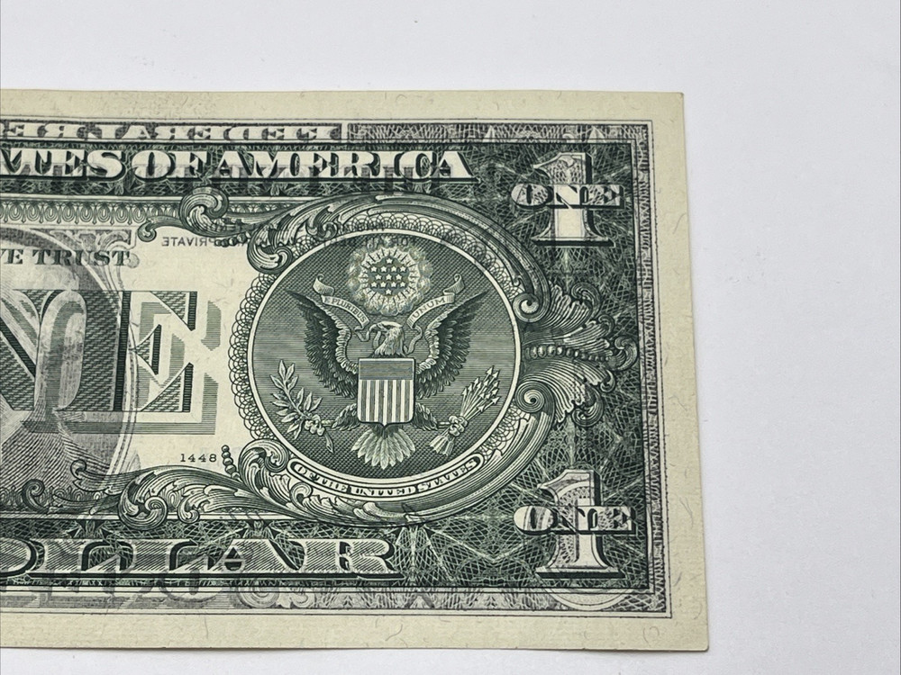 1969-B $1 Bill Printing Error